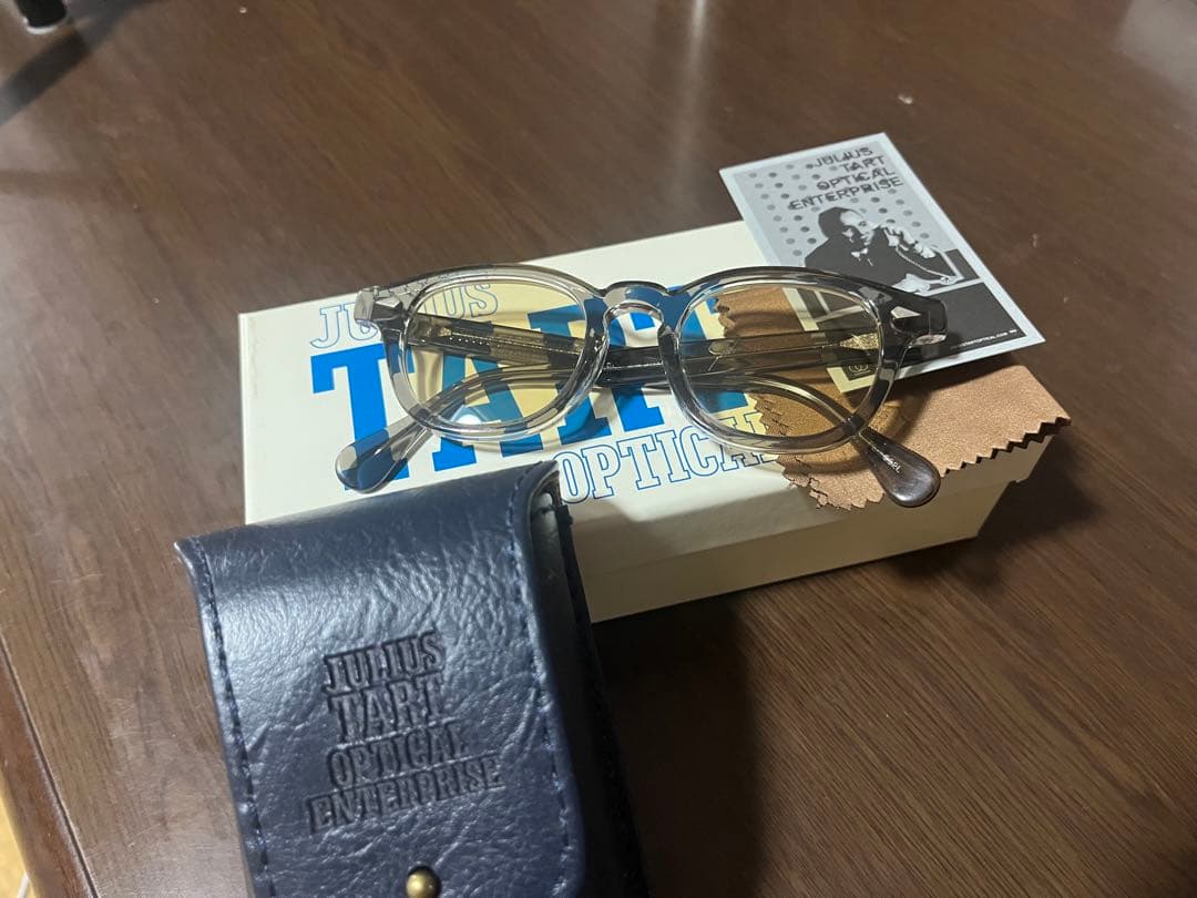 JULIUS TART OPTICAL AR グレーフレーム 46-22