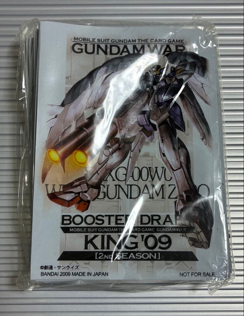 ガンダムウォー　BOOSTER DRAFT KING 限定スリーブ　ウイングゼロ