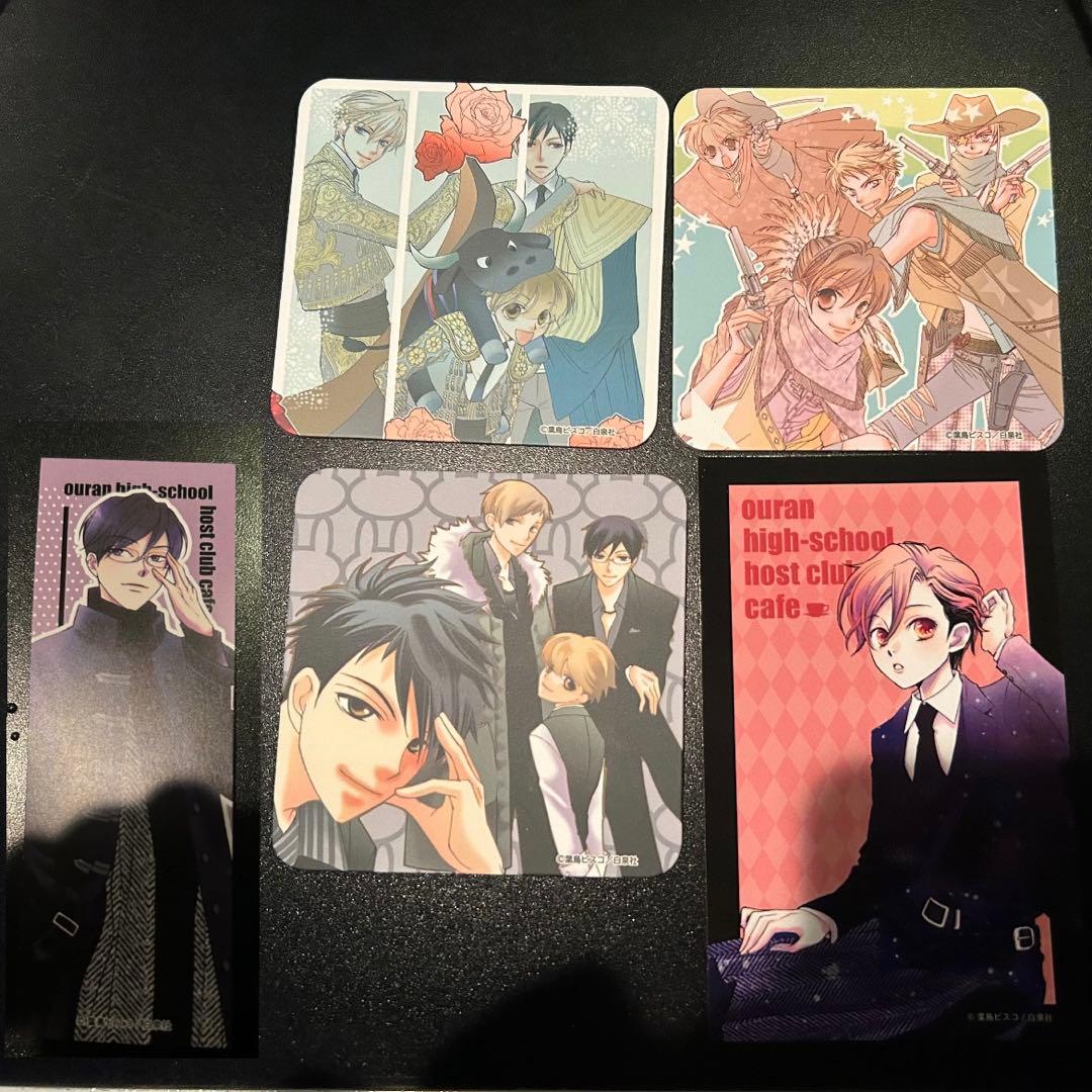 桜蘭高校ホスト部 コラボカフェ コースター ブロマイド 特典 - メルカリ