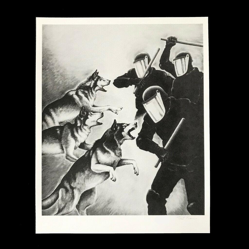 Todd Francis トッドフランシス　直筆サイン入りポスター 個展用作品 浅井健一直筆サイン入り・ポスター 個展 「宇宙の匂い」 | 音楽資料