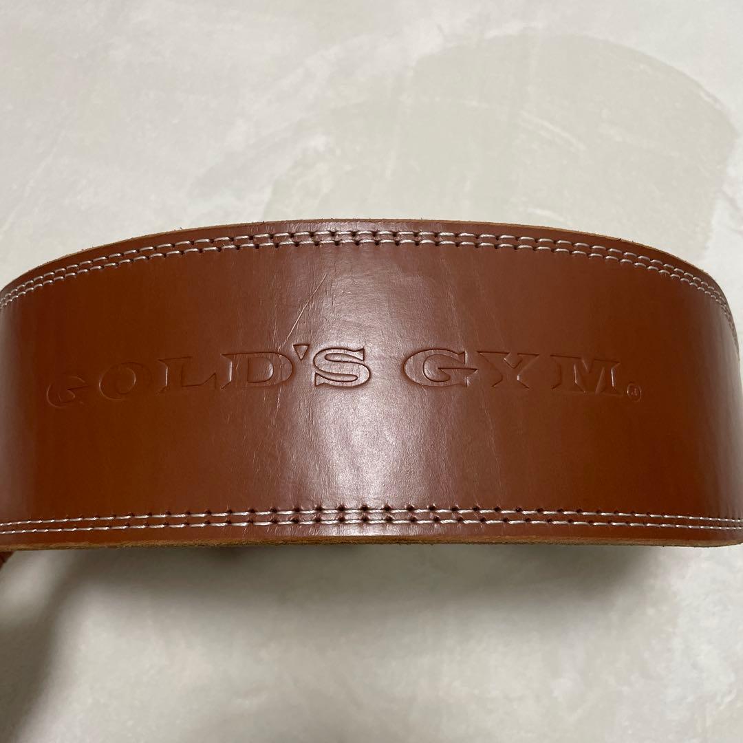 GOLD'S GYM ゴールドジム　トレーニングパワーベルト XL ブラウン