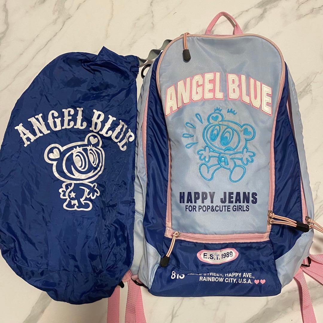 エンジェルブルー リュック 大容量 バッグ 平成レトロ 大容量 ナルミヤ