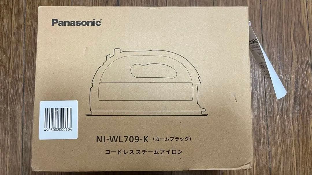 Panasonic スチームアイロン 黒 NI-WL709-K