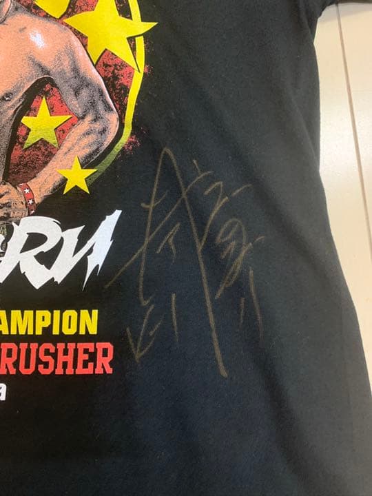 武尊選手 サイン入りTシャツ 武尊 x sKetChboOok3&U3 x MFC STORE Vol.3