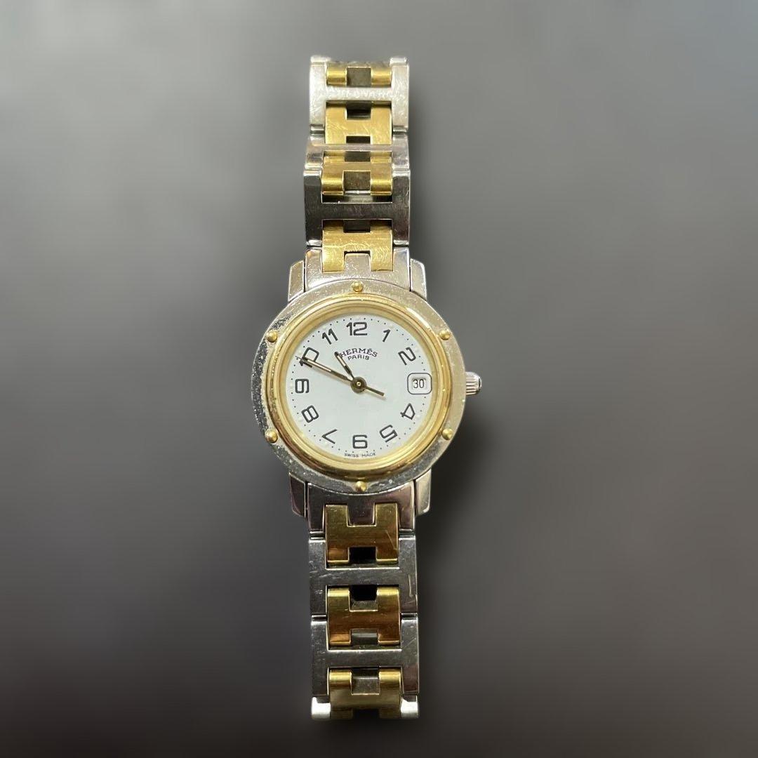 エルメス レディース腕時計 クリッパー　✴︎ジャンク品