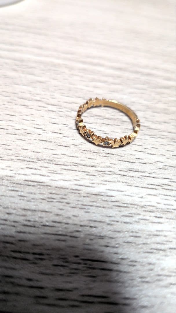 Ｋ10　　　4℃　　　リング　　鑑定済