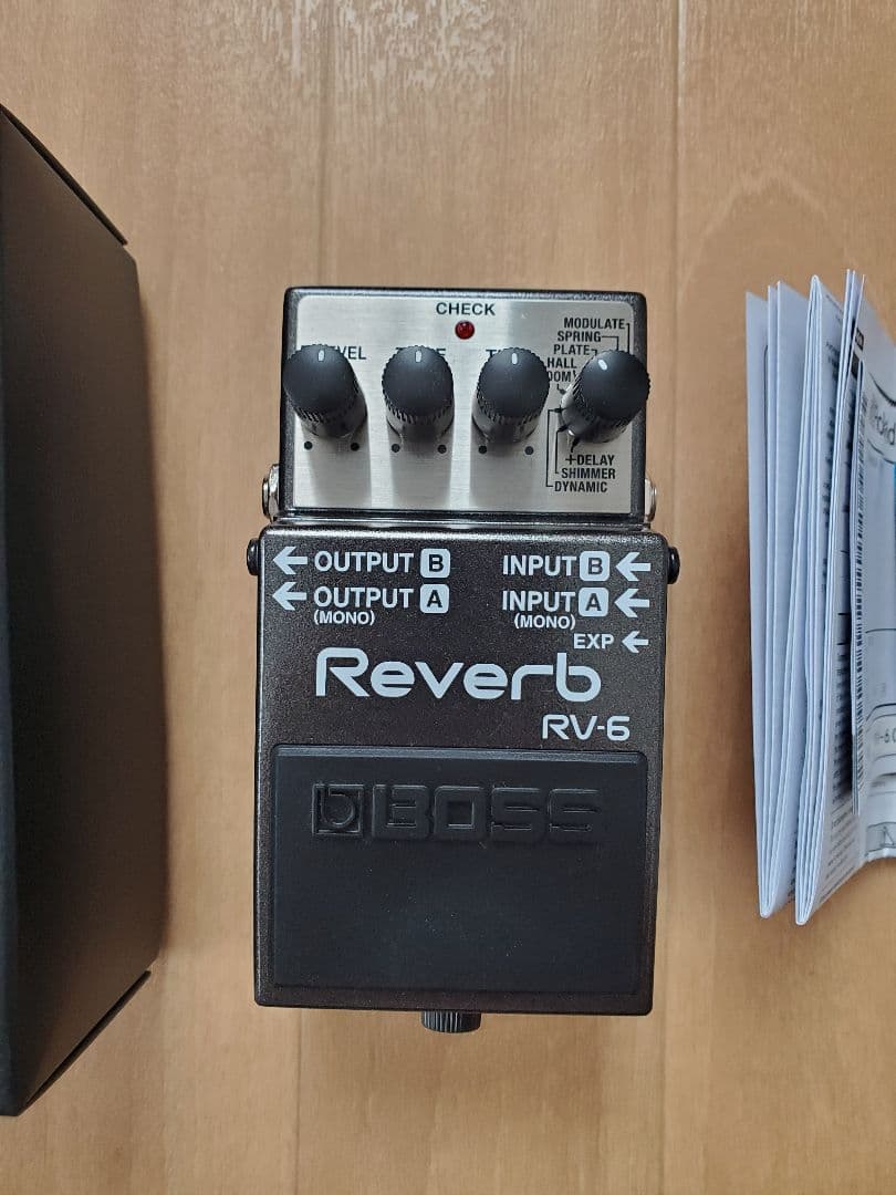 BOSS RV6 ギターエフェクター　(手押し使用のみ、1ユーザー品) BOSS RV-6 Reverb リバーブ エフェクター ボス RV6 | 島村楽器