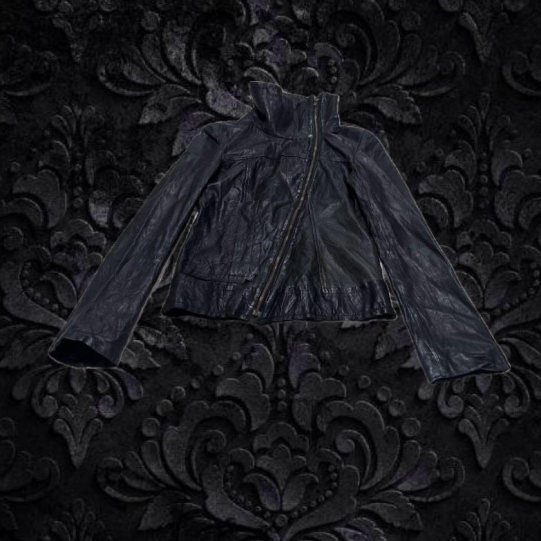 EKAM似　opium vkei y2kギャル男　ダークウェア　レザージャケット