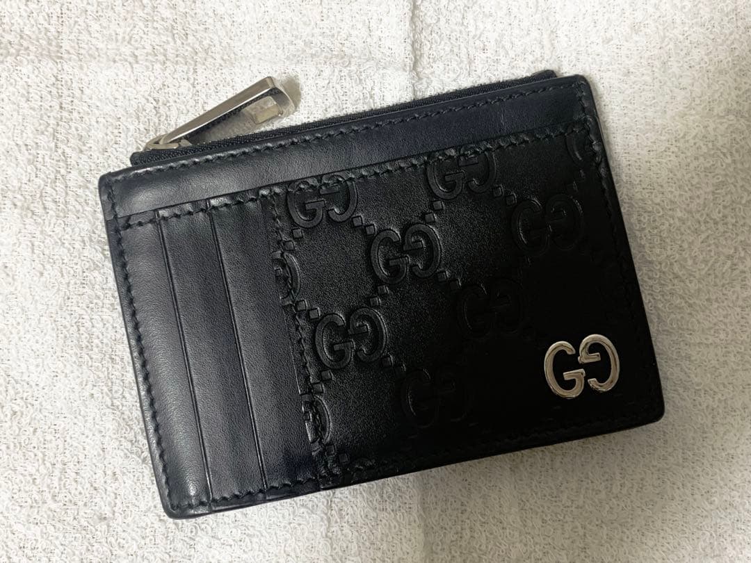 GUCCI ケース　カードケース　パスケース 楽天市場】GUCCI グッチ カードケースパスケース 定期入れダークグレー