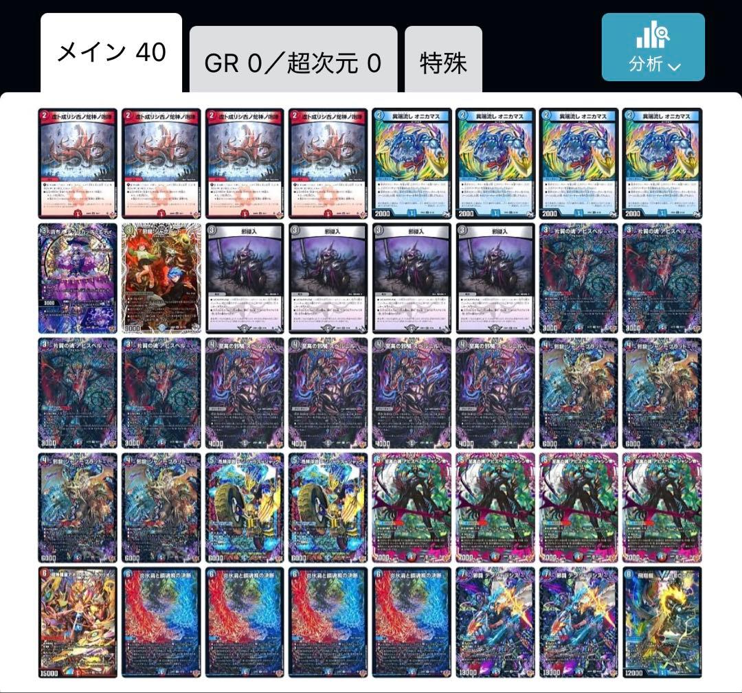 デュエマ　クローシスアビス　デッキ