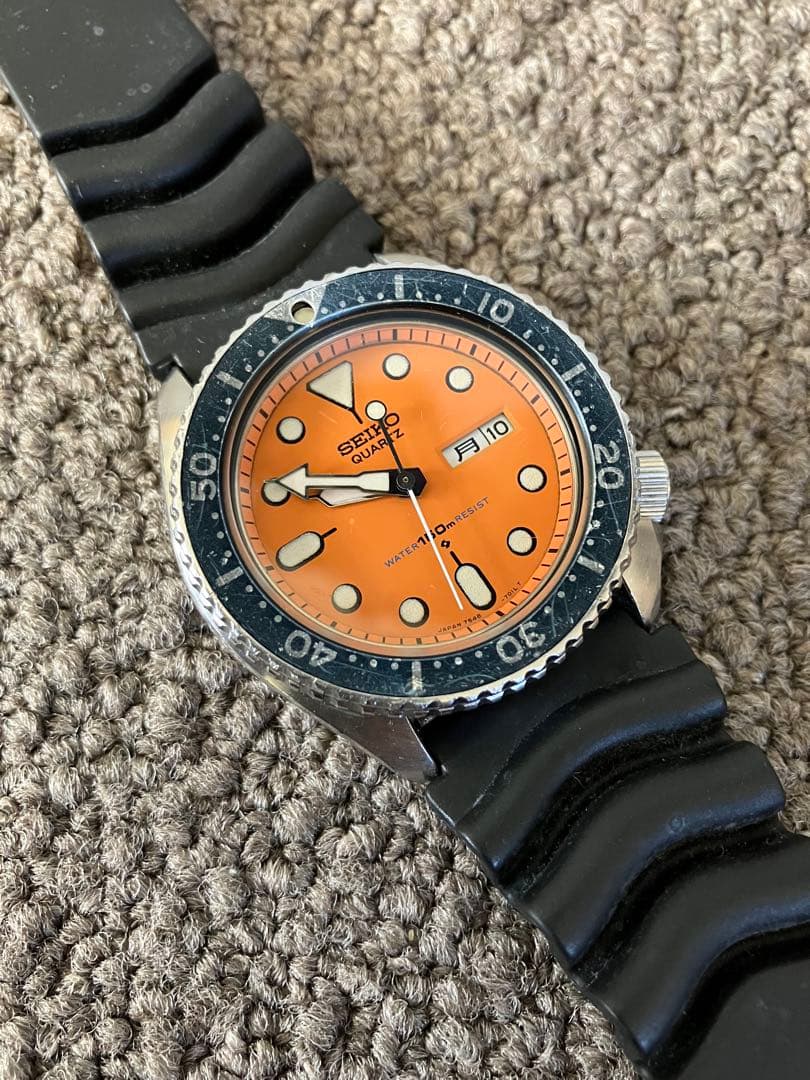 SEIKO セイコー　デイトナ　オレンジ