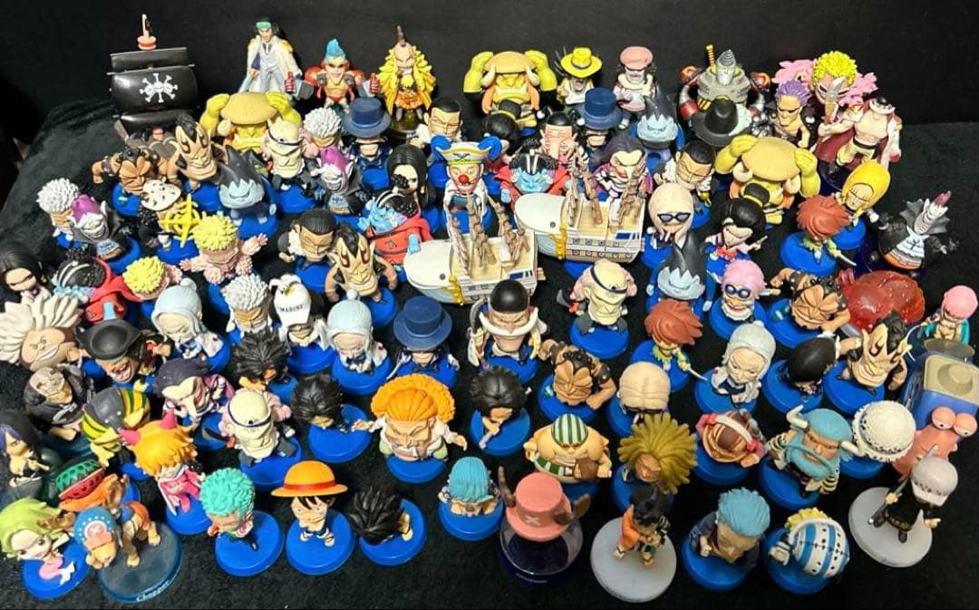 ワンピース　アニキャラヒーローズ 等　ミニフィギュア　96点セット‼️