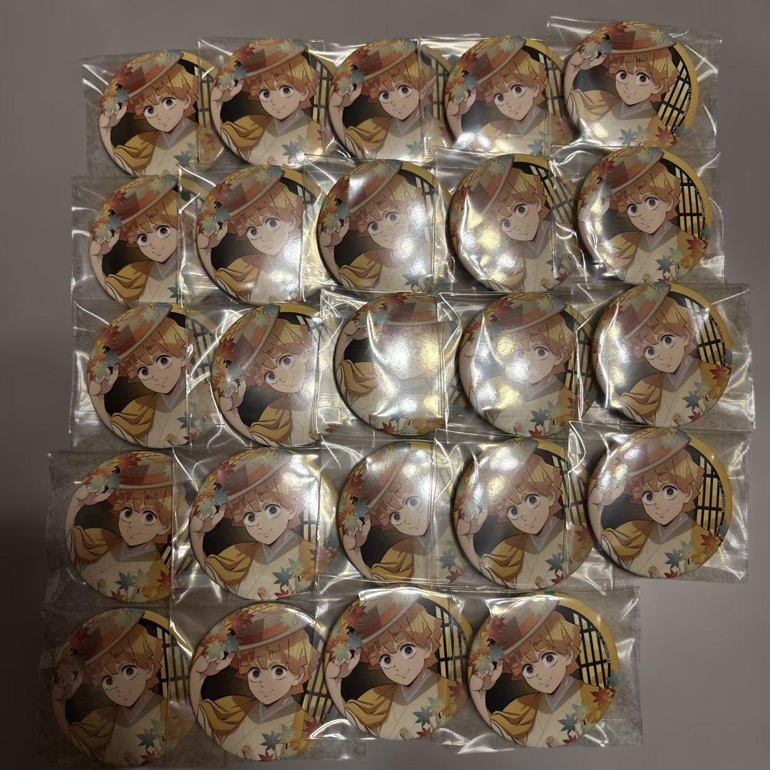 鬼滅の刃 京まふ 我妻善逸 缶バッジ　24点