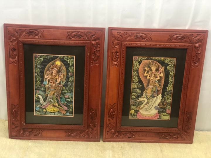 バリ島 有名作家　絵画 2点セット 2026年最新】バリ島 絵画の人気アイテム - メルカリ