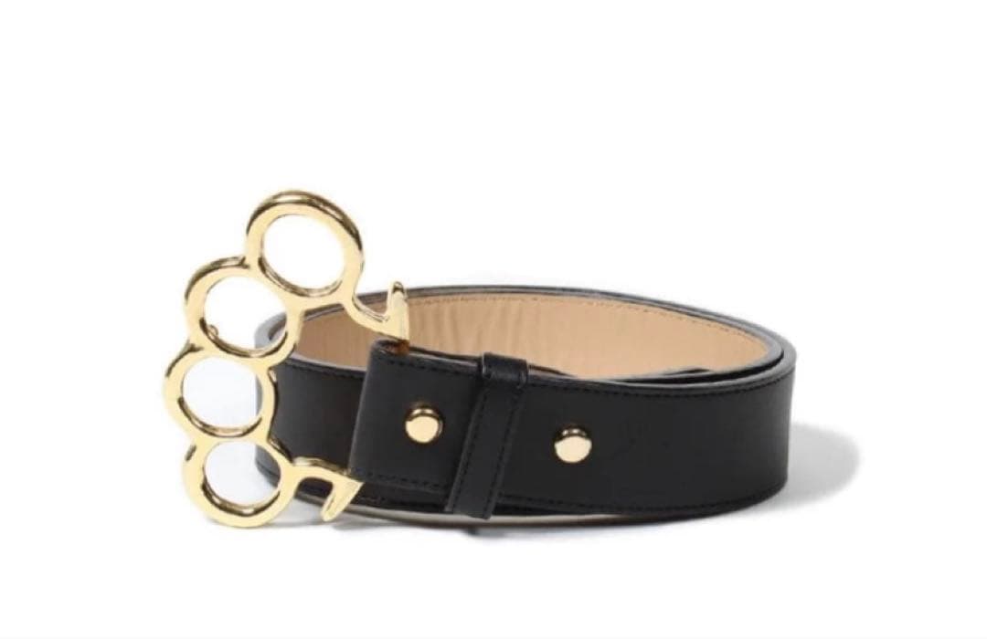 WACKO MARIA Johnny Leather Belt ベルト　32