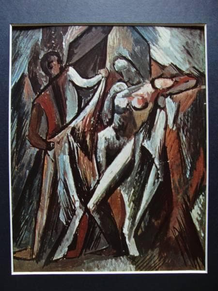 ピカソ、キュビスト１、希少画集画、状態良好、新品高級額装付