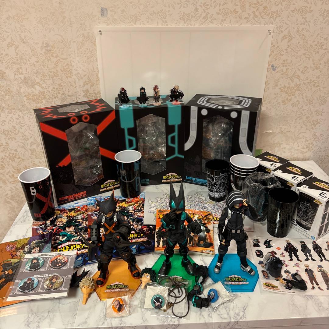 ヒロアカ　WORLD heroes mission グッズまとめ売り