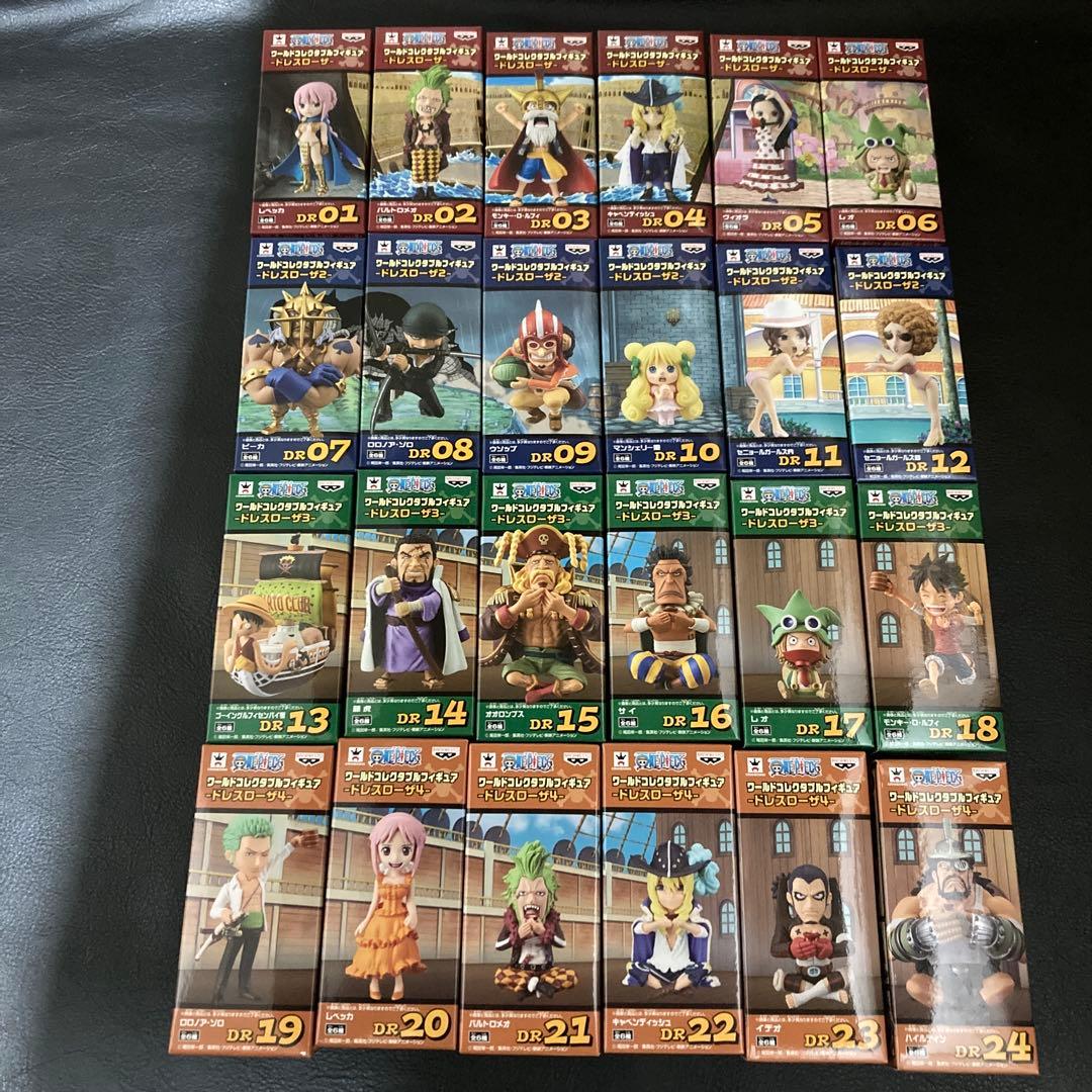新品　未開封　ドレスローザ1〜4 全24種　コレクタブル 食玩王国オフィシャルウェブサイト ワンピースコレクション ドレス