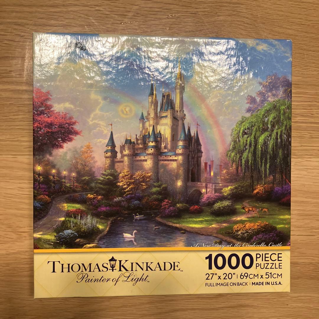 トーマス・キンケード 1000ピースパズル シンデレラ城 ディズニーランド Amazon.co.jp: テンヨー(Tenyo) 【日本製】 1000ピース ジグソーパズル