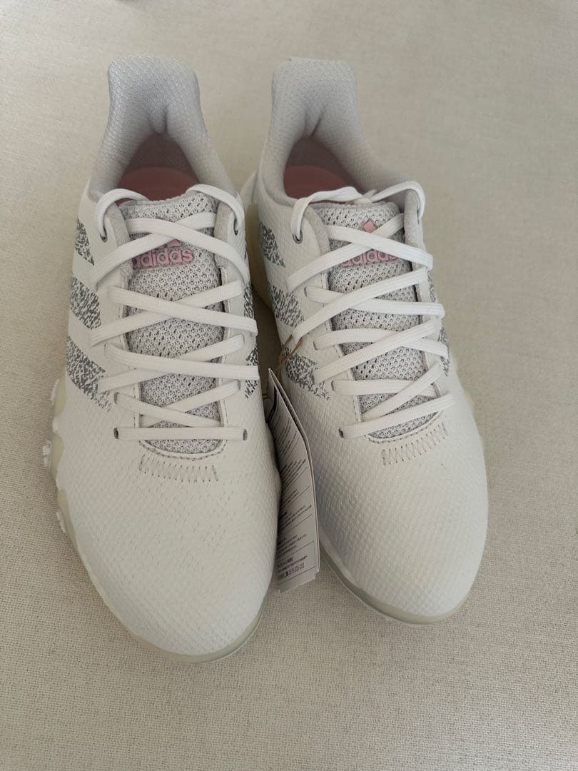 adidas ゴルフシューズ 女性用 ホワイト 8号