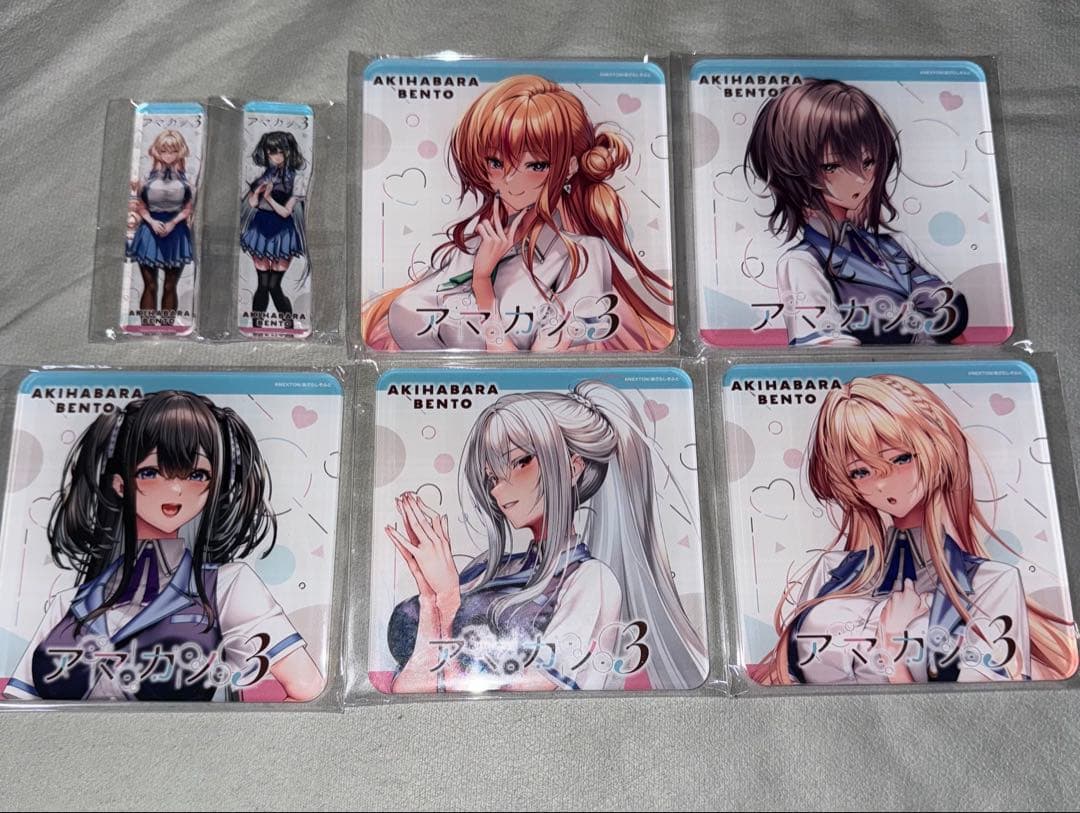 アマカノ3 ピロ水 アクリルコースター・箸置き