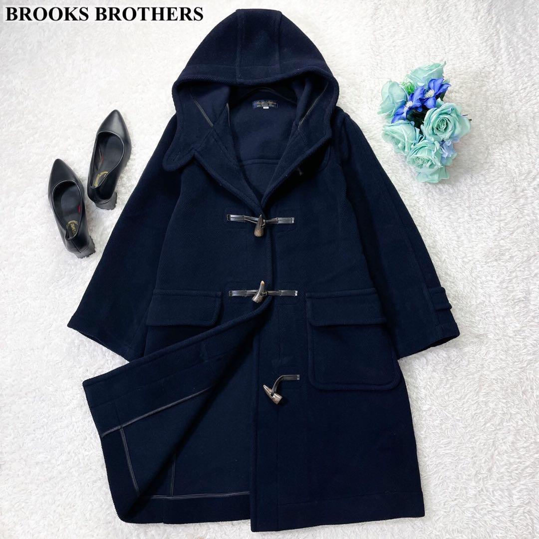 ブルックスブラザーズ ダッフルコート ヘリンボーン ムーアブルック社 ネイビー ブルックスブラザーズ ダッフルコート ムーアブルック MOORBROOK