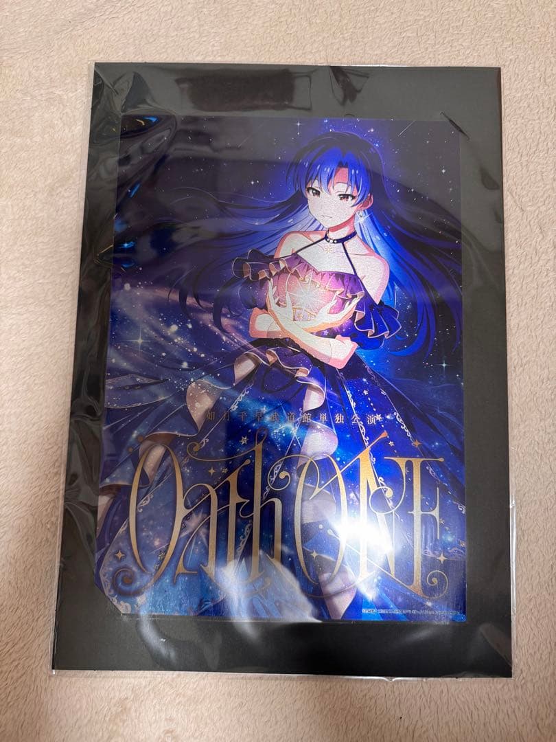 如月千早　シリアルナンバー付き　キービジュアルメタルアートプレート