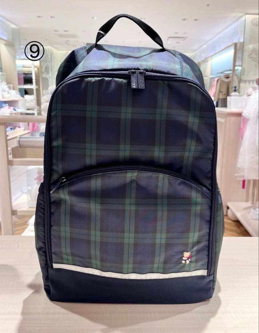 新品未使用♡ファミリア♡ブラックウォッチ♡リュック