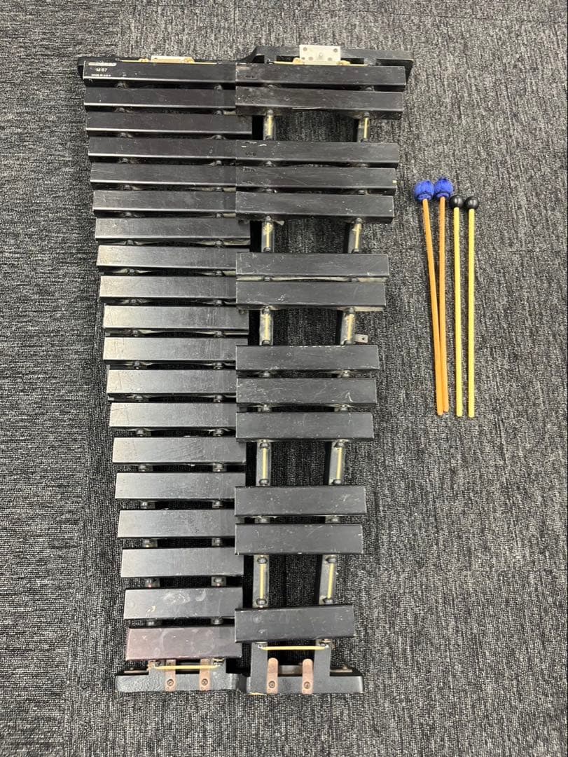 musser M67 KELON シロフォン　木琴　打楽器 ゼンオン 木琴 ZX-22K 22鍵 全音 シロフォン G57-E68 ≪どれみシール＋