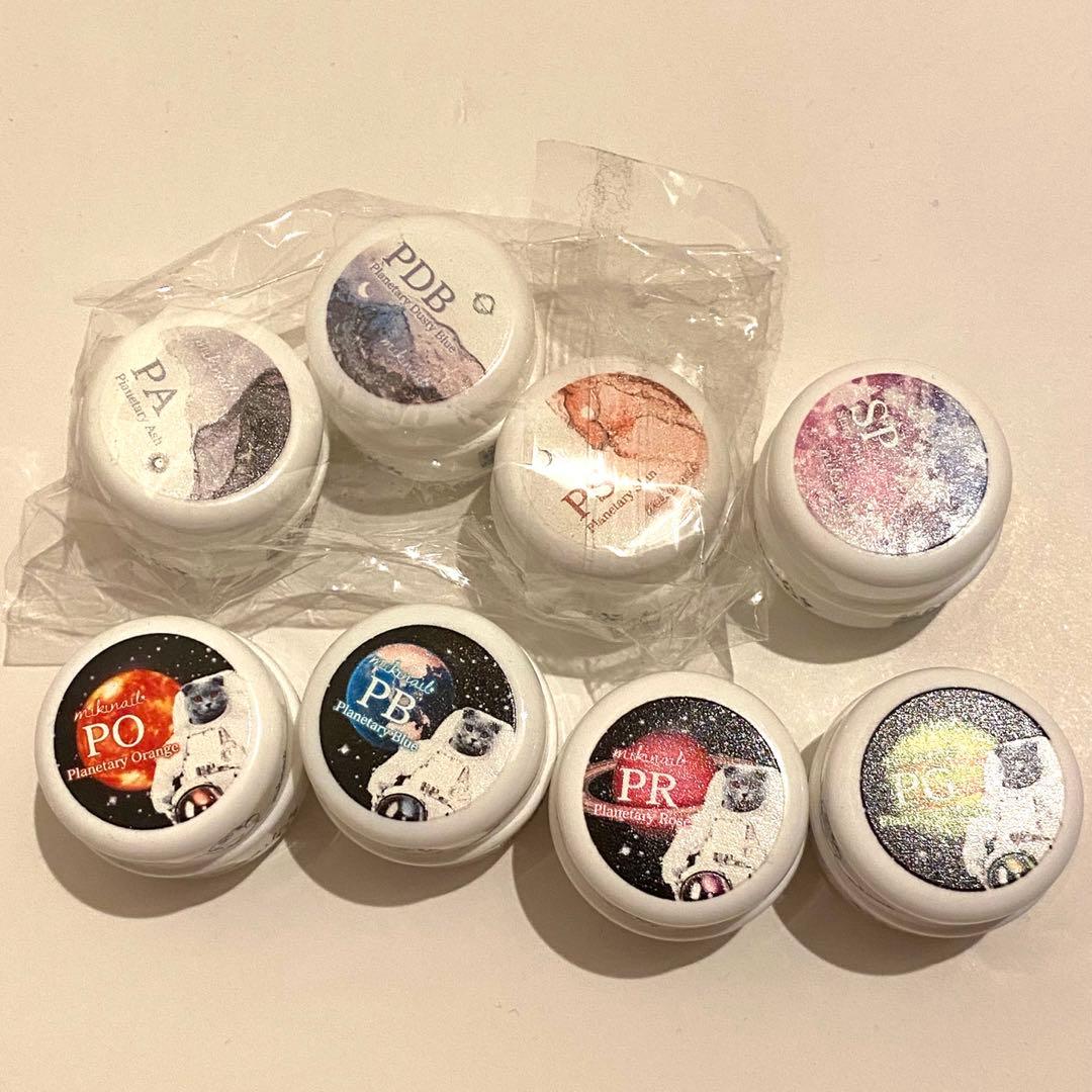 未使用⭐︎ミキネイル19ネイルセルフネイルマグネットジェル8個セットネイル用品