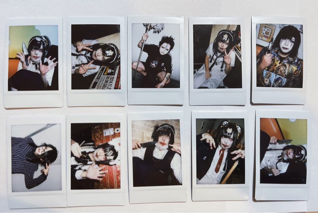 鮮血A子ちゃん チェキ 10枚セット ひろくん あさひ まるこ 天命 - メルカリ