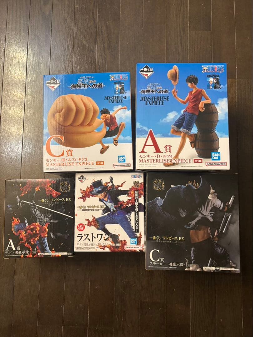 ワンピース MASTERPIECE A賞 C賞 フィギュアセット