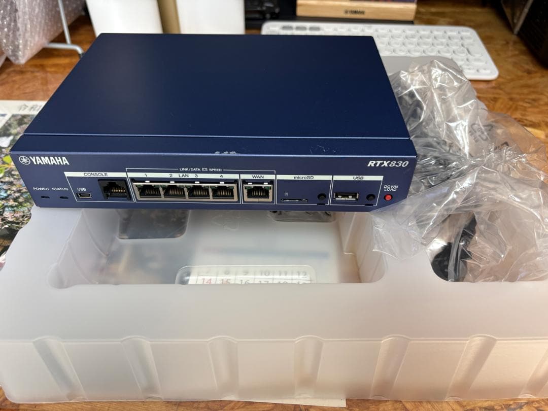 YAMAHA RTX830 有線LANルーター Amazon.co.jp: Yamaha USB Giga Access VPN Router dual_band RTX830