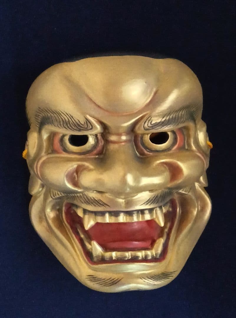 能面　獅子口 獅子口 完成しました。 #獅子口 #能面 #能面教室