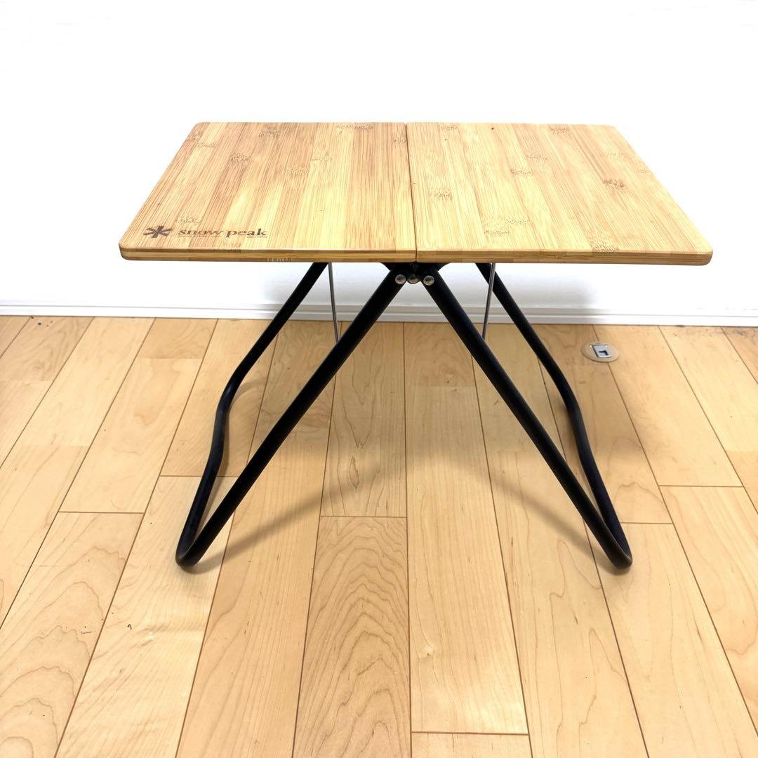 スノーピーク 雪峰祭限定 Myテーブル竹 ブラック  peak ヨドバシ.com - スノーピーク snow peak FES-132 [Myテーブル竹