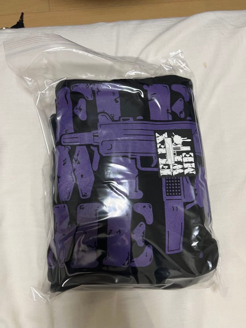 flexwitmeパーカー　紫　Sサイズ 153774：超常現象プリント ケミカル加工裏毛パーカーの通販-ScoLar