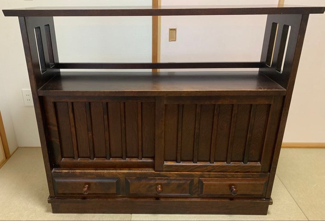 北海道民芸家具 茶棚 クリエイトファニチャー（Create Furniture） 北海道民芸家具 国産家具