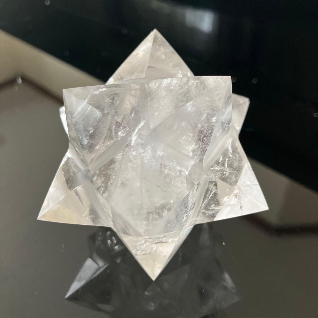 ARIA さま専用美！水晶　アステロイド　マカバスター　天然石置物