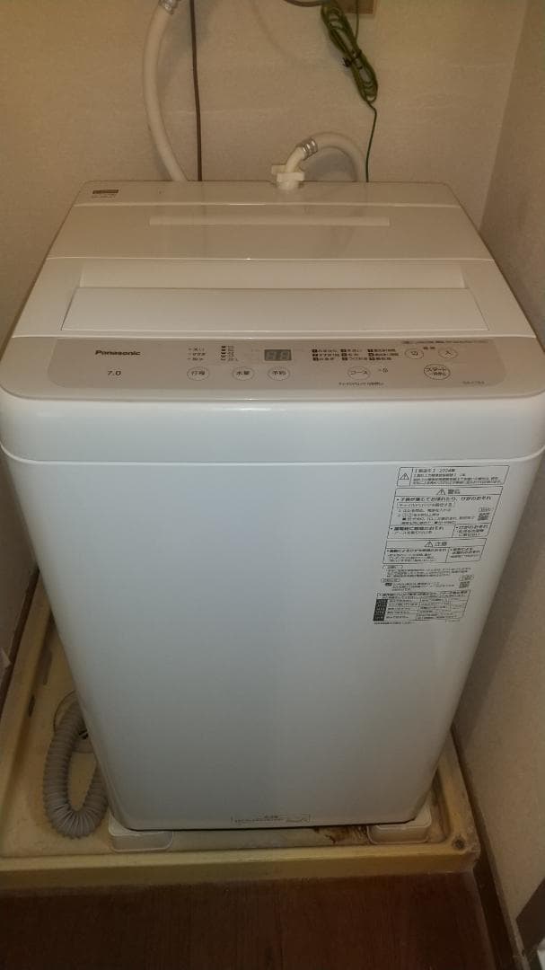 パナソニック全自動洗濯機7kg 2024年11月発売モデル 型番NA-F7B3