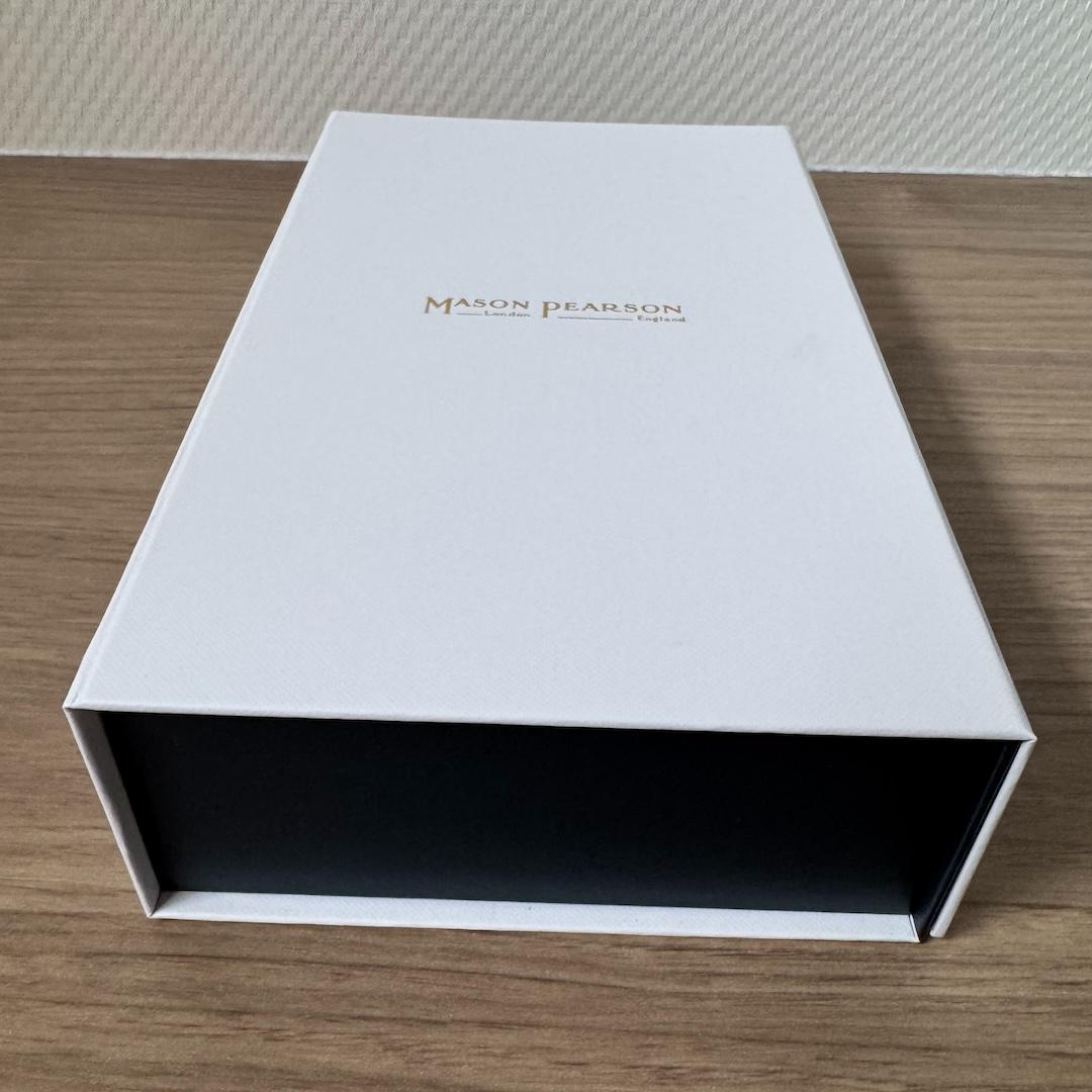 Mason Pearson ポケットブリッスル ピンク クリーニングブラシ付