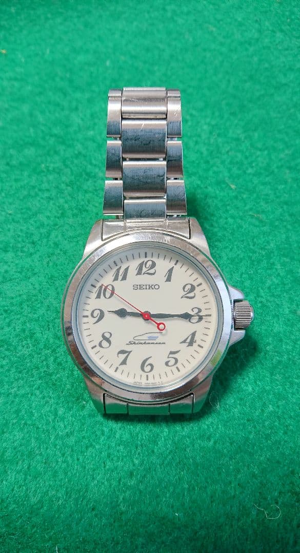 JR東海 新幹線 男性乗務員用 腕時計 非売品 SEIKO 稼働品