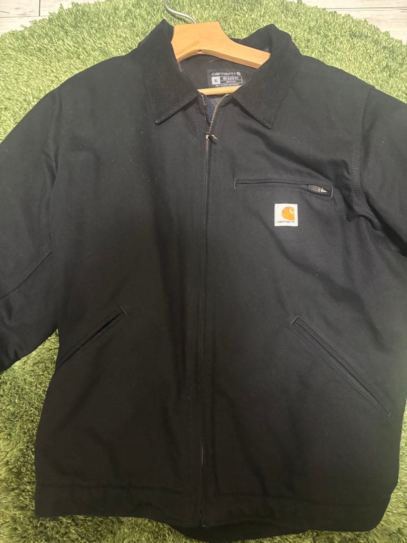 Carhartt ブラック リラックスフィット ジャケット XL