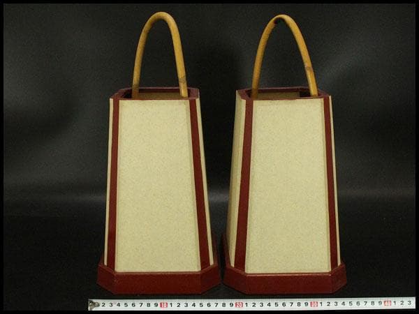 茶道具 路地行燈 一対(LC916)