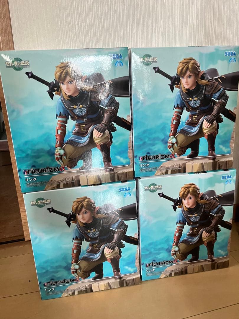 ゼルダの伝説　ティアーズ オブ ザ キングダム　FIGURIZMα リンク　4個 セガ（SEGA） ☆ゼルダの伝説 ティアーズ オブ ザ キングダム