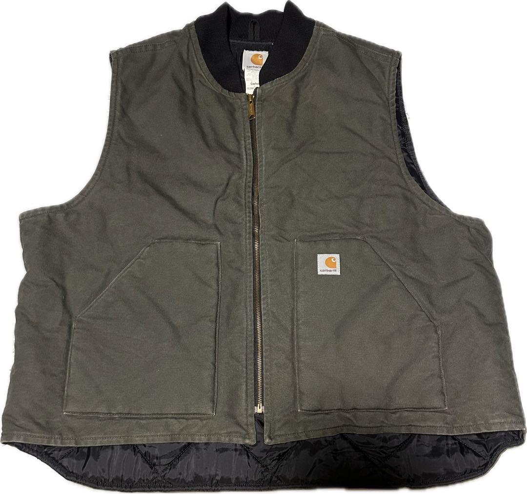 美品　Carhartt カーハート ダック ベスト　キルティング
