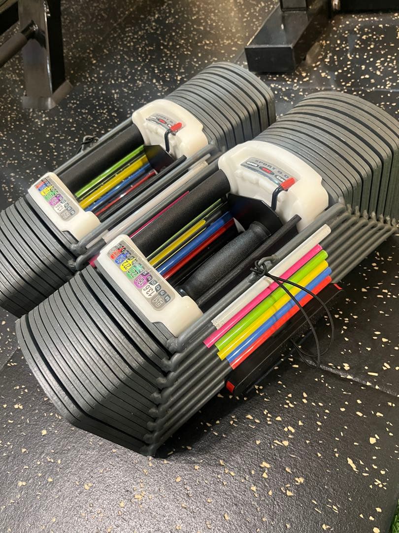 ブロックダンベル27段階調節2個セット