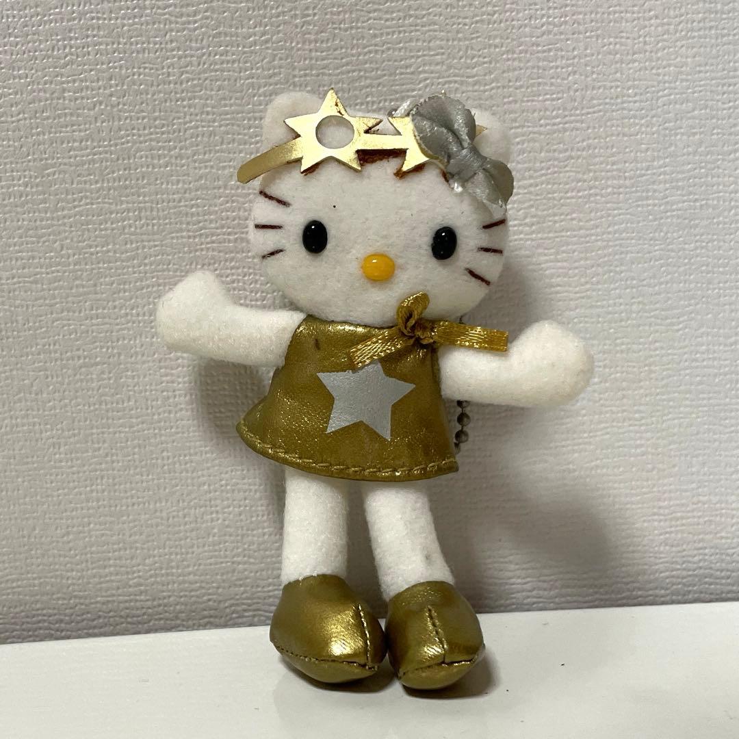 レトロ　脚長ハローキティマスコットキーチェーン