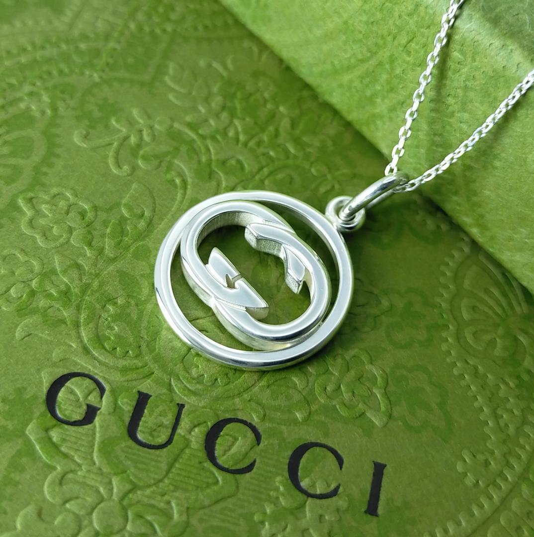 ◆SALE◆【GUCCI】インターロッキング　G　サークル　ペンダント　トップ