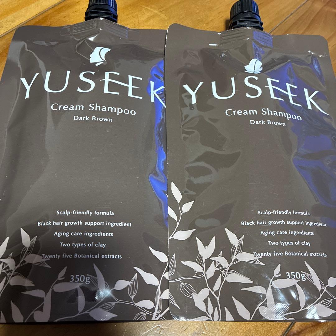 YUSEEK クリームシャンプー ダークブラウン 350g ２個セット YUSEEK クリームシャンプー ダークブラウン 350g 2個セット｜Yahoo