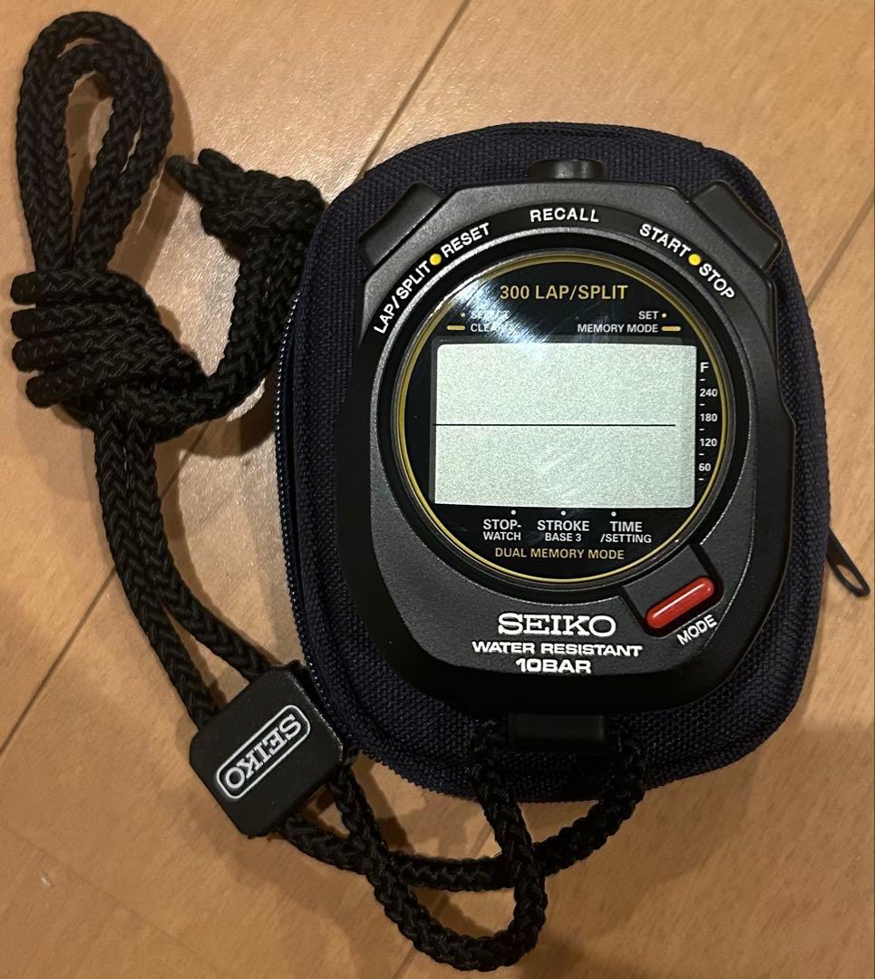 SEIKO ストップウォッチ　スイミングマスター　ケース付き